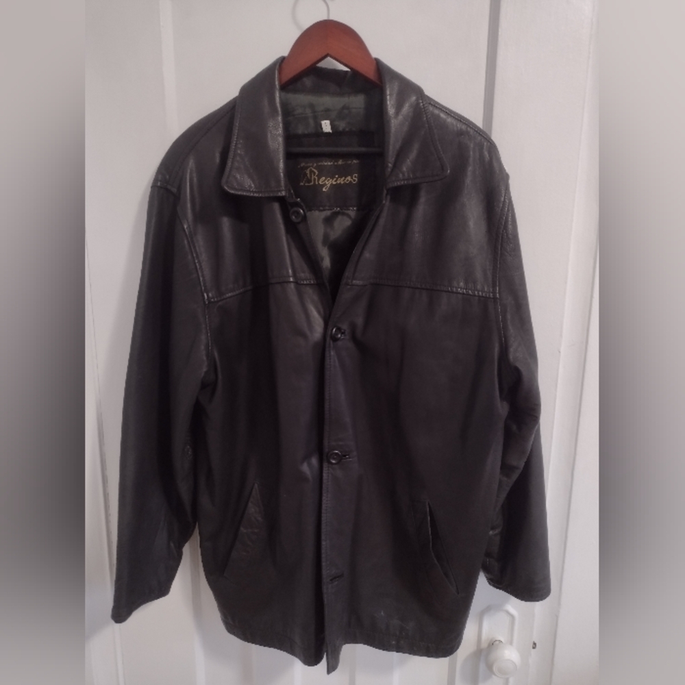 Black Leather Jacket for Men